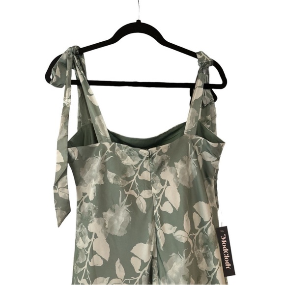 Modcloth Green Floral Midi Dress - Picture 5 of 7